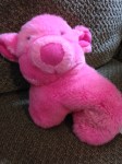 Pink stuffed pig