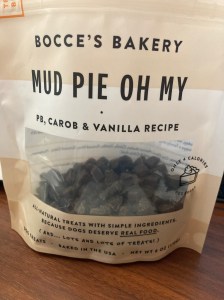 Bag of Mud Pie Oh My dog treats from Bocce's Bakery